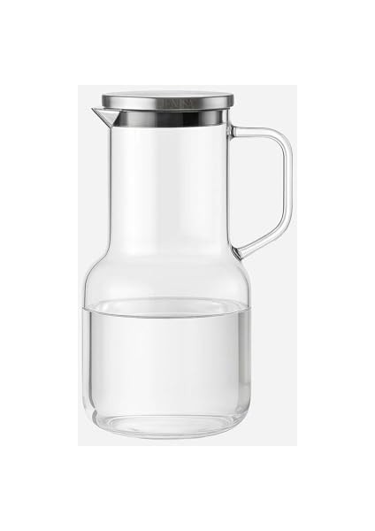 Dayanıklı Cam Sürahi 1.8 Litre – Şeffaf Lüks Karaf Borosilikat Metal Silikon Kapaklı fiyatları