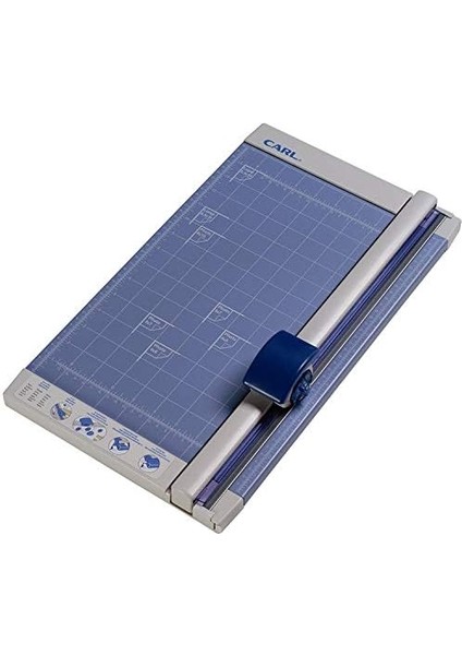 Carl Mfg Döner Düzeltici, 30 cm Kesme Uzunluğu, 10-1/4 x 12 x 3/4 Inç, Gri (CUI12200), Mavi ve Gri