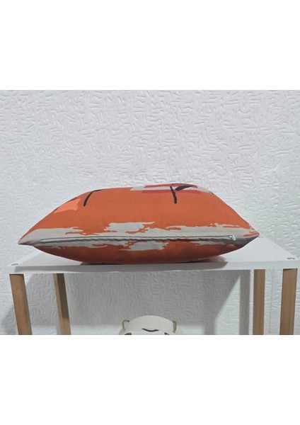 Soyut Bitki Desenli Dijital Baskı Çift Taraf Desenli 2'li Kare Yastık Kırlent Kılıfı indirimleri