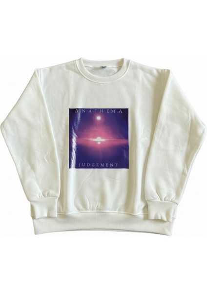 Erkek Bisiklet Yaka Anathema Regular Fit Sweatshirt Nefes Alan Baskılı Pamuklu Rahat fiyatları