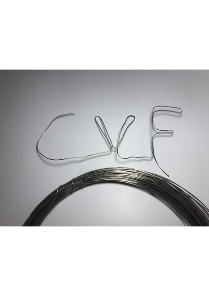 Cvfgrup 1mm Paslanmaz Takı ve Arajman Teli 10 mt