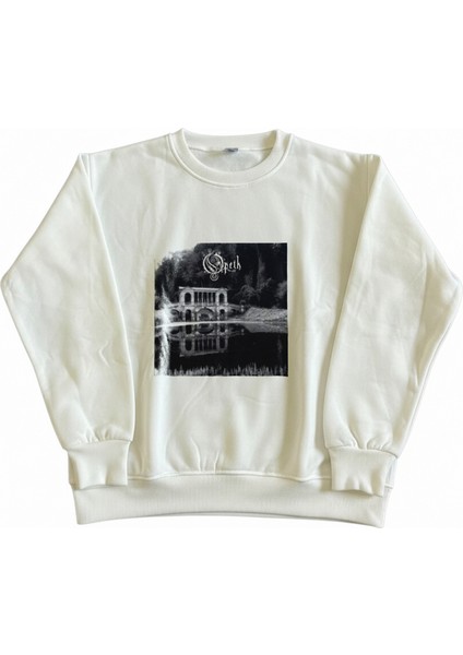 Erkek Bisiklet Yaka Opeth Regular Fit Sweatshirt Nefes Alan Baskılı Pamuklu Rahat fiyatları