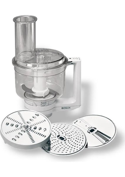 Mutfak Şefi Mum 2-4-5 Serileri Uyumlu Doğrayıcı Haznesi ve Rende Seti