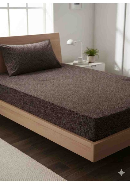 %100 Pamuk Tek Kişilik Lastikli Çarşaf Takımı