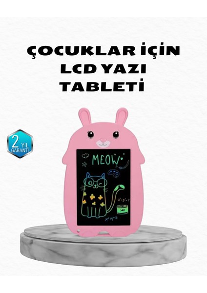 LCD Yazı Tableti 12 Inç Tek Tuşla Silme Kilitli Çocuk Eğitim Çizim Tableti