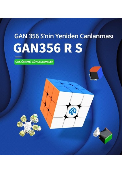 Gan 356 R S 3x3 Rubik Küp Zeka Küpü (Etiketsiz) Türkiye Resmi Satıcısı modelleri