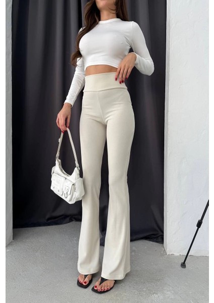 Nrzsnt Toparlayıcı Tayt Krem (Beden: S) indirimleri