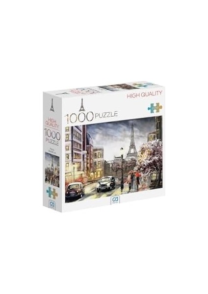 Paris Manzaralı 1000 Parça 2,2mm Kalınlık 48X68CM Profesyonel Hobi Puzzle Yapboz Serisi fiyatları