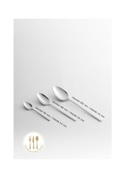 Dalyan Sade 60 Parça Çatal Kaşık Takımı modelleri