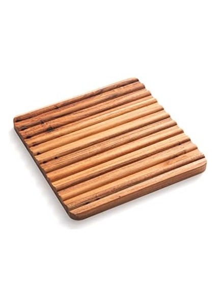 Trivet, 2&apos;li Set Akasya Ahşap Bulaşıklık