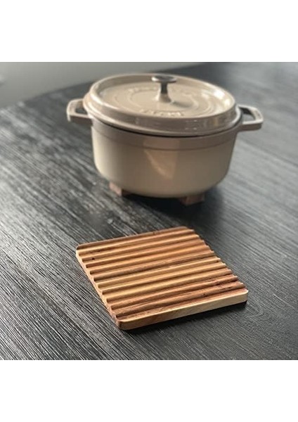 Trivet, 2&apos;li Set Akasya Ahşap Bulaşıklık fiyatları