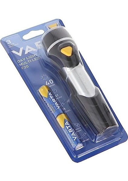 F20 Day Multi LED El, 9 LED (2 x Aa Power Pil, Ev, Kamp, Balıkçılık, Garaj, Acil, Elektrik Kesintisi, Dış Mekan Için Ideal) modelleri
