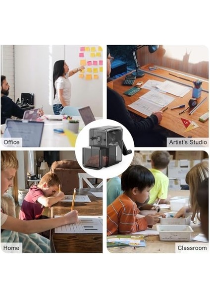 Kalemtıraş, Profesyonel Manuel Kalem Açacağı, 6-8mm Çap Uyumlu, Ergonomik Tutma Kolu, Öğrenciler ve Sanatçılar Için Pratik Çizim Kalemi Açma Aleti fiyatları