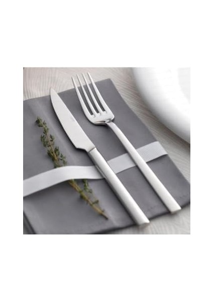 Nehir Dalyan Sade 77P Kutulu Çatal Kaşık Bıçak Takımı