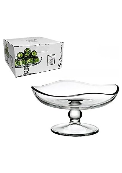 95563. L Toscana Çok Katlı Servis Tabağı Cam, 15 cm