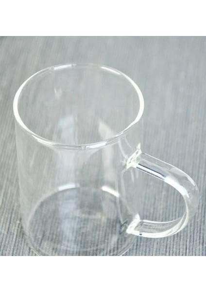 Borosilikat Cam 6&apos;lı Kupa Seti, Ergonomik Saplı, Düz Tabanlı, Pürüzsüz Kenarlı, Ince Tasarımlı, Içecekler Için, 200ML modelleri