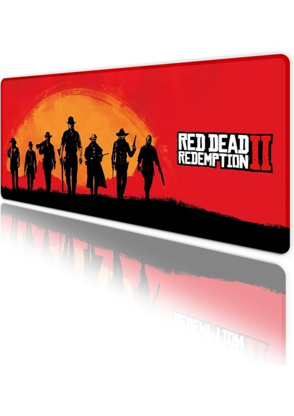 Red Redemption Oyun Gaming Klavye Mouse Pad Masa Matı 70X30 cm fiyatları