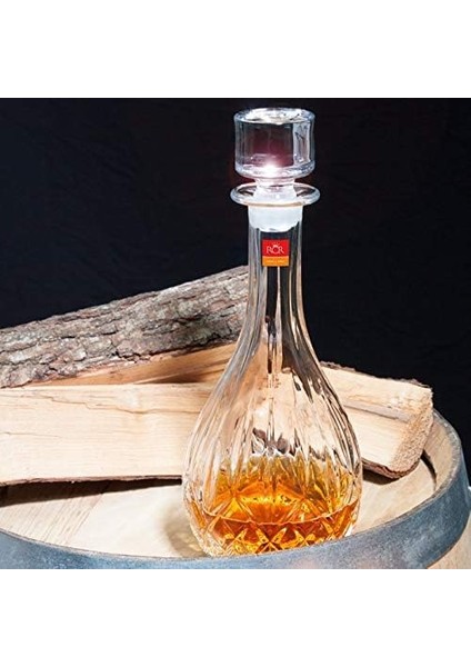 Rcr Opera – Yuvarlak Şarap Şişesi Klangvollem, Şeffaf Cam