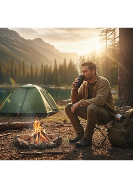 Paslanmaz Çelik Termos Kupa 400 ml | Petek Desenli, Vakum Yalıtımlı | 4-6 Saat /soğuk Tutma | Kilitli Kapak, Bpa Içermez | Seyahat, Ofis, Spor Için