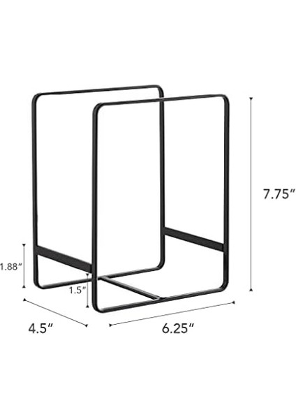 Tower 2268-P Tabak Kurutma Aleti, Siyah Çelik, Yer Tasarrufu Sağlar, Tavuk ve Çatal-Bıçak Yıkama Makinesi Dışında Kurutulacak Bulaşıklar