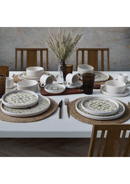 Keramika Timeless Brown Stackable Yemek/kahvaltı Takımı 20 Parça 4 Kişilik 21972-73 fiyatları