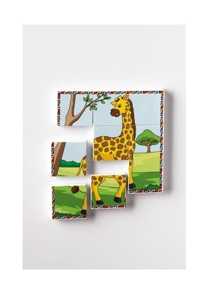 Manyetik Blok Çift Taraflı 9 Parçalı Mıknatıslı Puzzle 2 Görsel -Fil Yapboz fiyatları