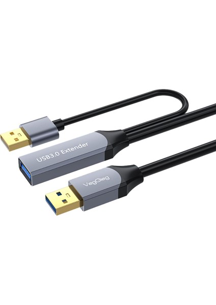 USB 3.0 Uzatma Kablosu Sinyal Güçlendirici Extender Destekli Usb-A Uzatıcı Kablo 25 Metre fiyatları