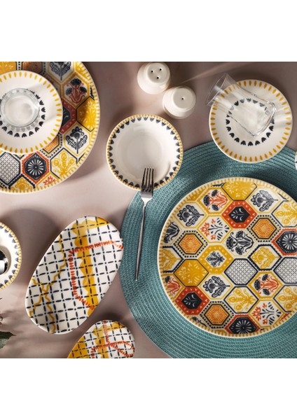 Aryildiz Gala Krem 6 Kişilik 30 Parça Kahvaltı Takımı DB2755