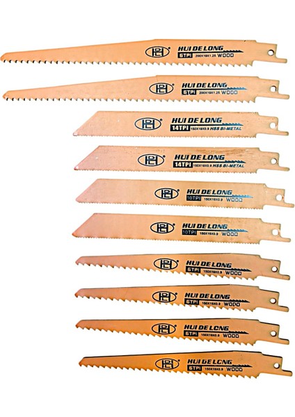 Tilki Kuyruğu Testere Bıçak Seti 10 Parça fiyatları