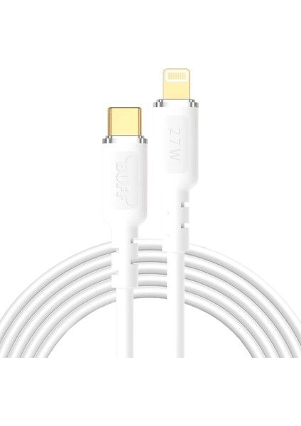 BL67 Pd 27W Type-C To Lightning 3.0A 1.2m Data ve Şarj Kablosu (Beyaz) fiyatları