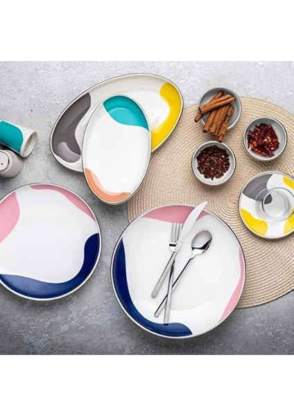 Colorbrush 31 Parça 6 Kişilik Kahvaltı Takımı