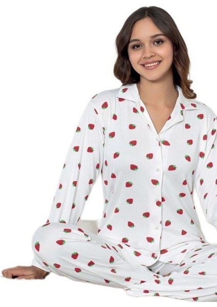 Yaren Collection Pamuklu Kadın Pijama Takımı Uzun Kollu Nefes Alan Esnek ve Konforlu Ev Giyim S/2xl fiyatları