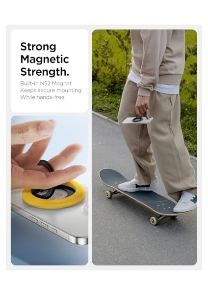 Nanopop Magfit Için Manyetik Telefon Tutucu & Stand Magsafe Özellikli Ring Mango Yellow - AMP09027 modelleri