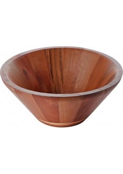 23CM Doğal Akasya Ağacı Salata Kasesi – El Yapımı Derin Ahşap Servis ve Karıştırma Kasesi | Meyve, Makarna, Çerez Sunumu | Çevre Dostu Mutfak ve Sofra Aksesuarı fiyatları