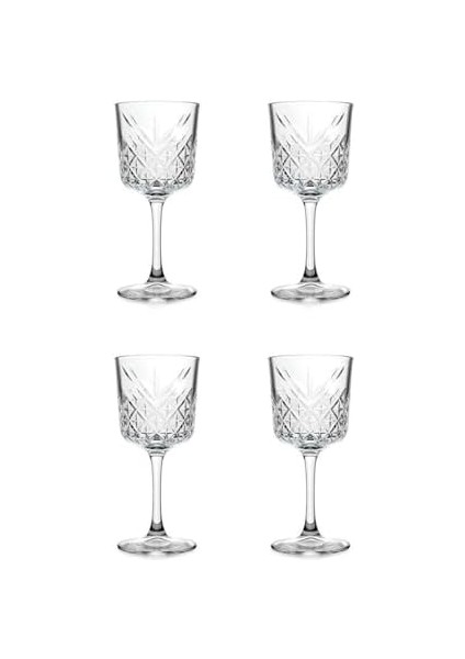 Tımeless 4&apos;lü Ayaklı Şarap Kadeh 330CC EGETREND440276I4