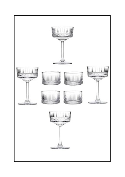 Kadeh & 4’lü Kase Set E-300045 440436 5968506987260