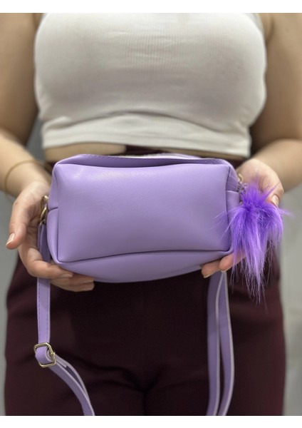 Nrzsnt Ponpon Mor Cilt Çanta (Beden: Standart) indirimleri