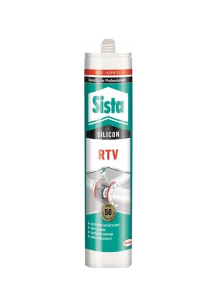 Rtv Silikon Sıvı Conta (300°C )Kırmızı 310 ml
