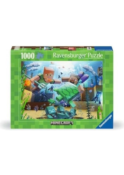 Mojang Minecraft Mozaik 1000 Parça Yetişkinler Için Yapboz - 12000421 - El Işi Aletler, Almanya&apos;da Üretilmiştir, Her Parça Birbirine Mükemmel Uyar modelleri