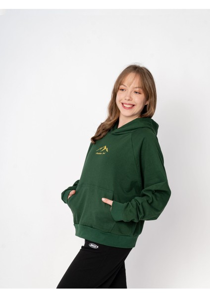 Unisex Oversize Kapüşonlu Baskılı Anatolian Soul Sweatshirt modelleri