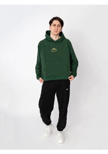 Unisex Oversize Kapüşonlu Baskılı Anatolian Soul Sweatshirt