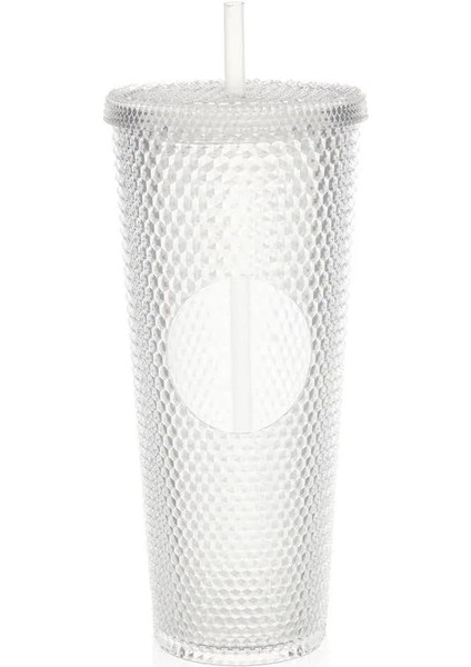 Efe Mark Kristal Desen 750 ml Pipetli Soğuk Içecek/kahve Bardağı Beyaz fiyatları