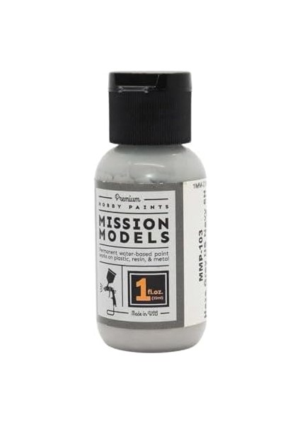 Models MMP-103 Haze Gri Abd Donanması 5h Akrilik Boya 1 Oz (30ML)