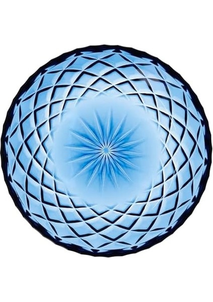 Glas Sorrento Tabak 4 Adet Çap:16 cm Mavi modelleri