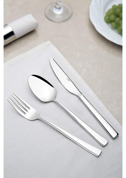 Nehir Deniz Sade 89 Parça Sandıklı Çatal Kaşık Takımı