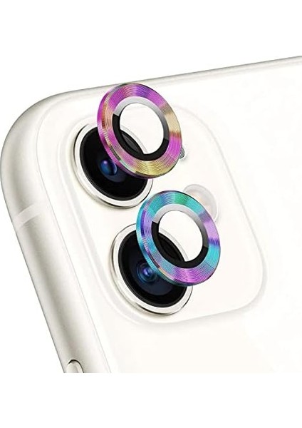 11 Tekli Kamera Lens Koruma Camı Renkli