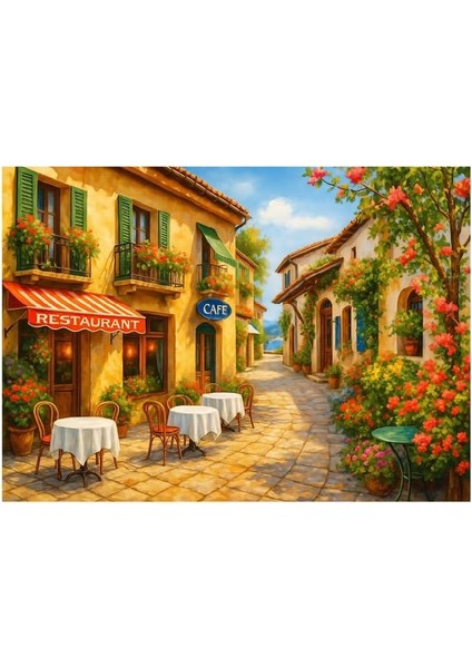 1000 Parça - Cafe Street (Güneşli Kafe Sokağı) fiyatları