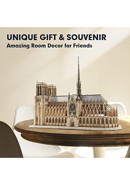Cubicfun Notre Dame De Paris 3D Puzzle 293 Parça