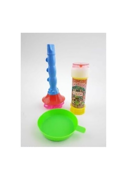 Borazan Şekilli Üflemeli Köpüklü Çoklu Baloncuk Yapma Oyuncak Seti Mavi BAMBMNM924 fiyatları