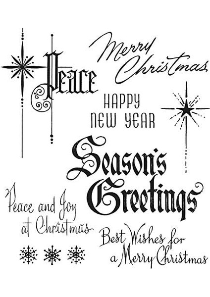 Tim Holtz – Anon Cling Rbbr Damga Seti Cmas #2, # 2 fiyatları